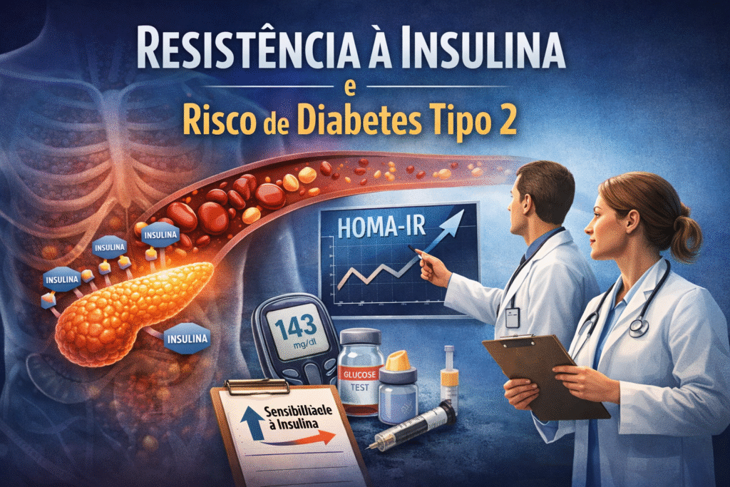 Resistência à Insulina: como a progressão silenciosa aumenta o risco de diabetes tipo 2